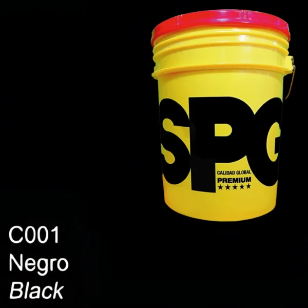 Color endurecedor negro para concreto estampado SPG, clave C001