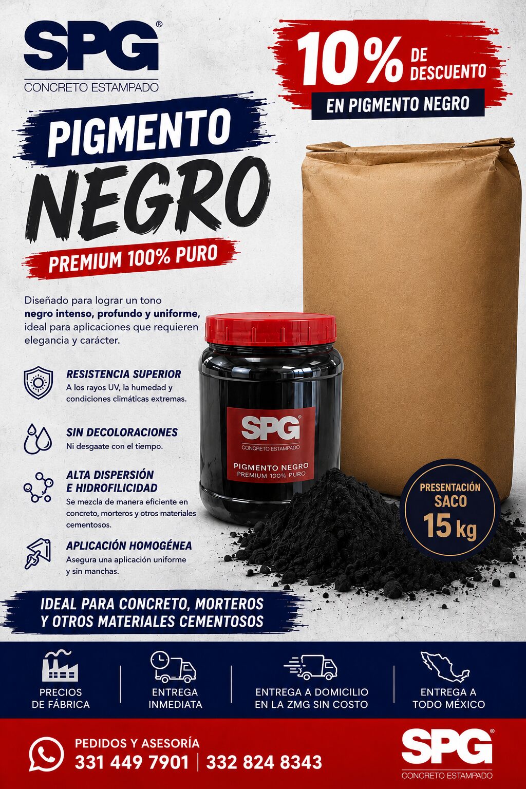 Pigmento Integral Negro SPG