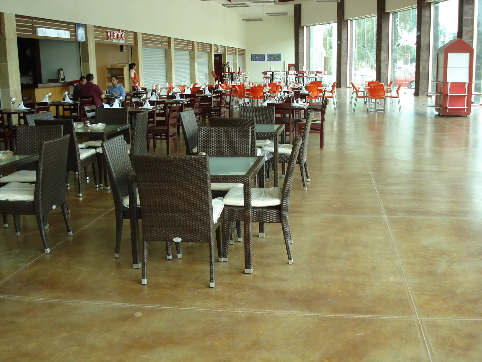 Food court concreto decorativo SPG®
