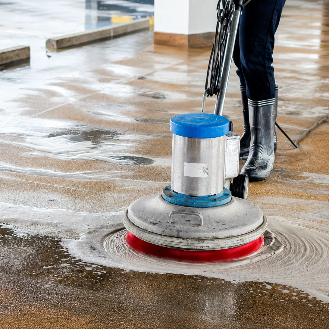Preparación de la superficie, lavado del concreto