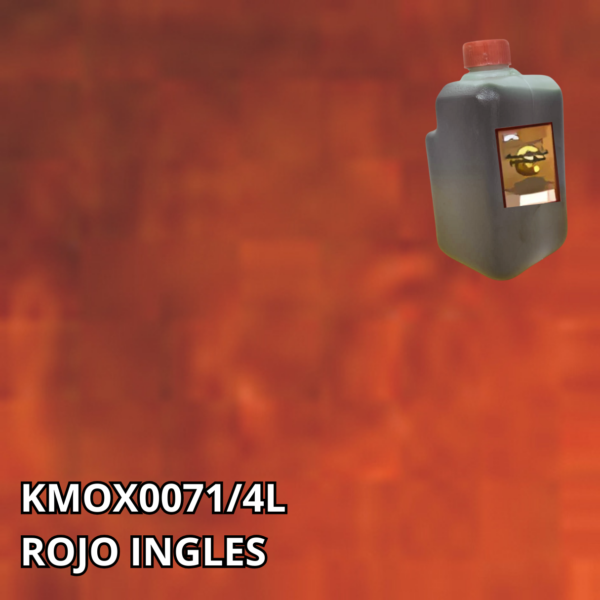 Oxidante para concreto Kemiko® ¼ lt Rojo Inglés